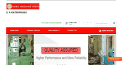 Desktop Screenshot of dpusedmachinery.com